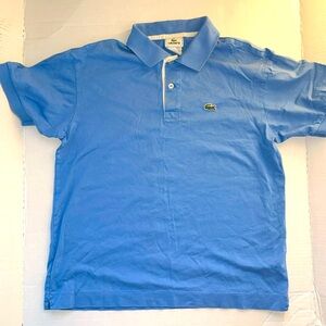 Lacoste boys blue polo shirt